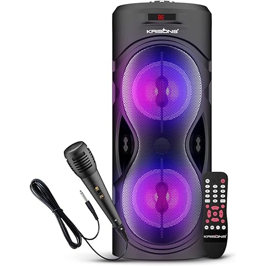 Krisons 4 Double Woofer Bluetooth Speaker