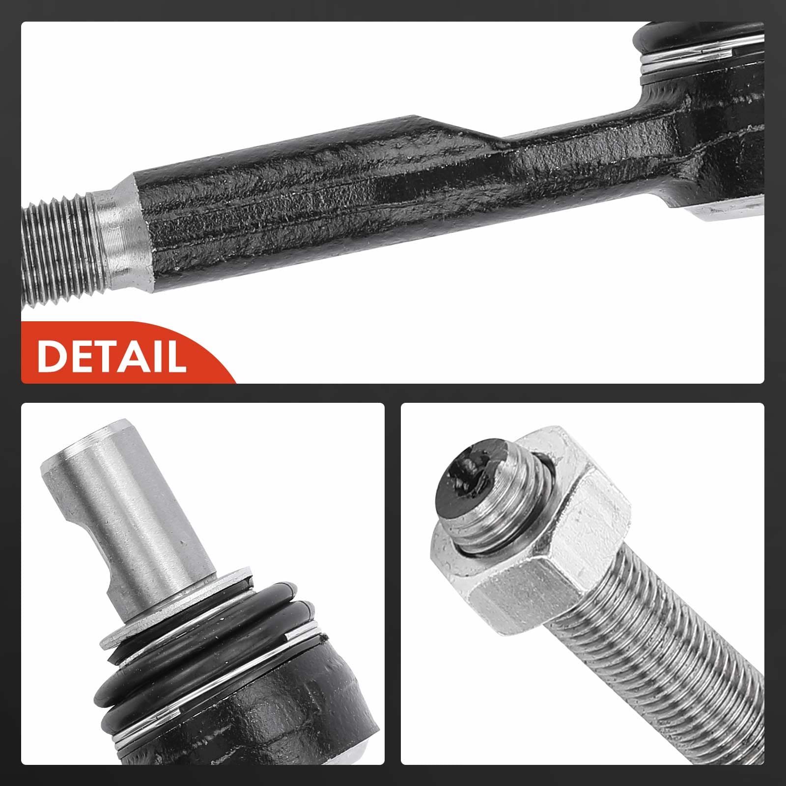 Frankberg 2x Spurstangenkopf Vorderachse Kompatibel mit A4 Avant 8ED B7 2004-2008 A6 4B C5 1999-2001 A6 Allroad 4FH C6 2006-2011 P.a.s.s.a.t 3B3 2001-2004 Replace# 4B0419811G