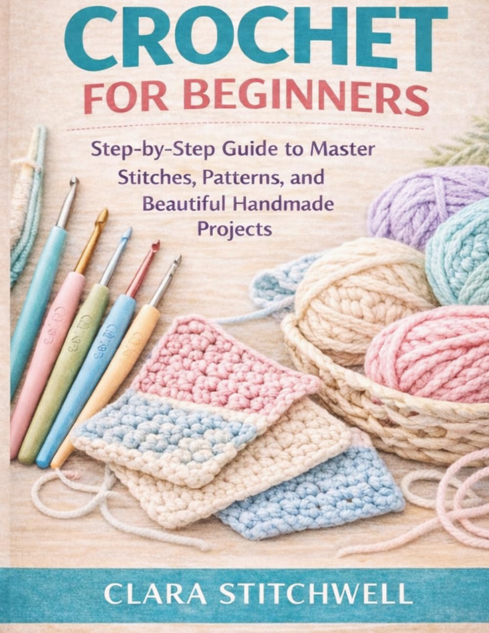 CROCHET FOR BEGINNERS: A Step-by-Step Guide to Master Stitches, Patterns, and Beautiful Handmade Projects