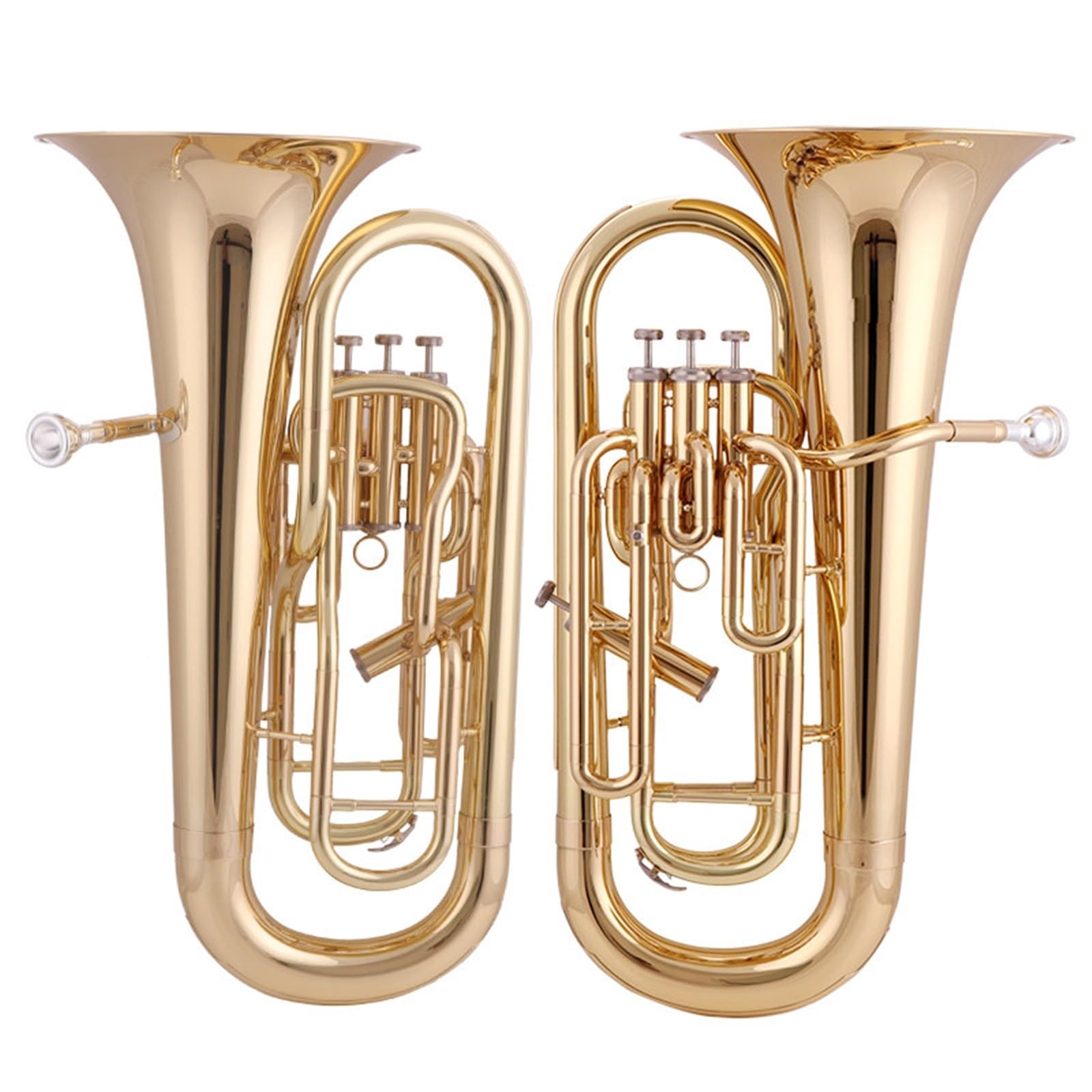Eufonium Mosiądzu Euphonium Bb Tone Four Valves Profesjonalne Wykonanie Dla Początkujących I Dorosłych Instrumenty Muzyczne