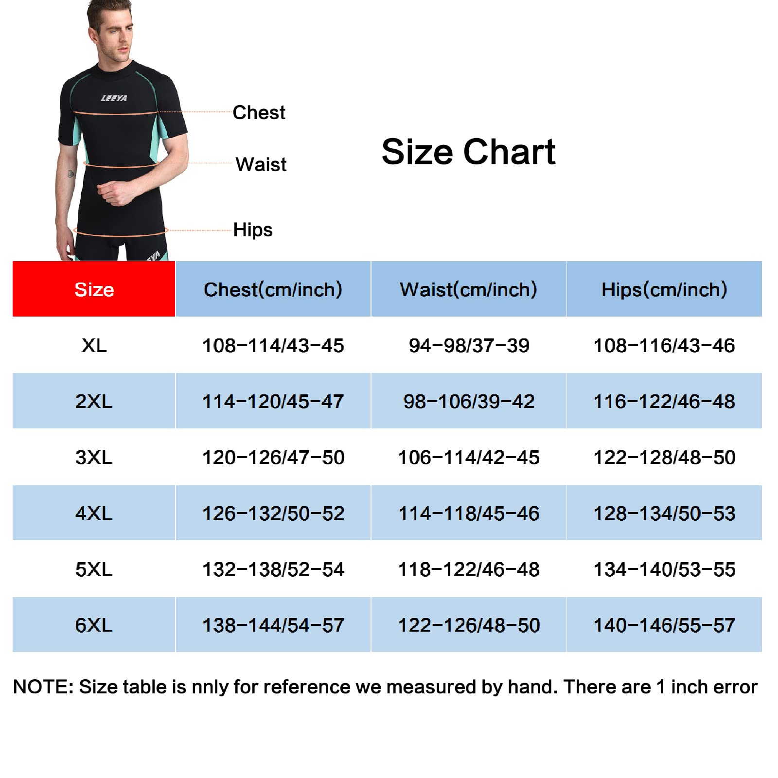 Traje Neopreno Hombre, 3mm Traje de Buceo Ultra Elástico con Cremallera Trasera, Una Pieza Wetsuit Térmico Protección UV para Snorkel Buceo Natación Surf Esnórquel,5XL