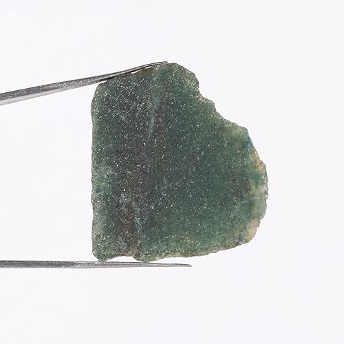 Vista 2 de Gemhub Piedra en bruto de jade verde 100% natural para pulir, pulir, envolver alambre 49.05 ct
