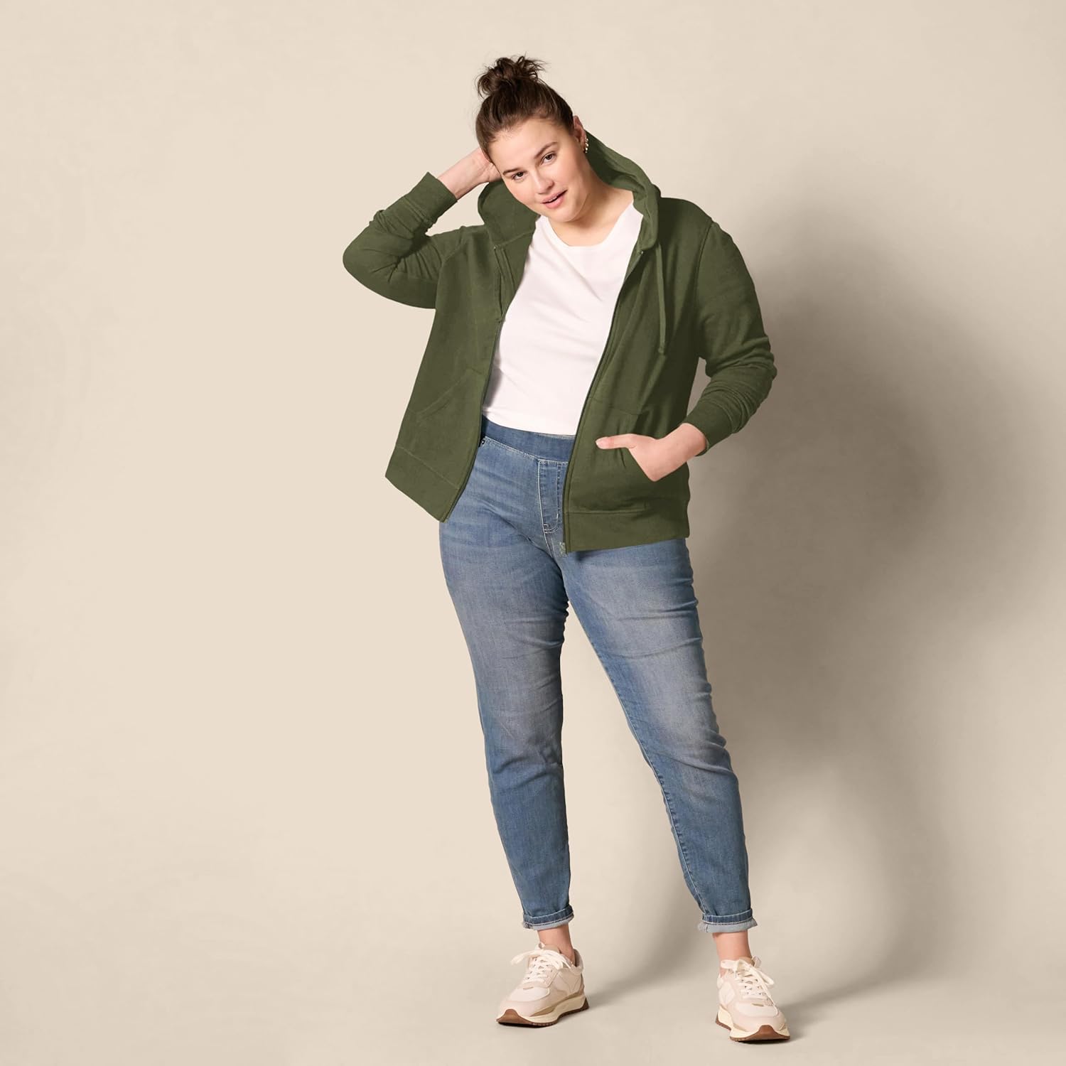 Amazon Essentials womens Fleece Full-Zip Hoodie (Available in Plus Size) - Image 8