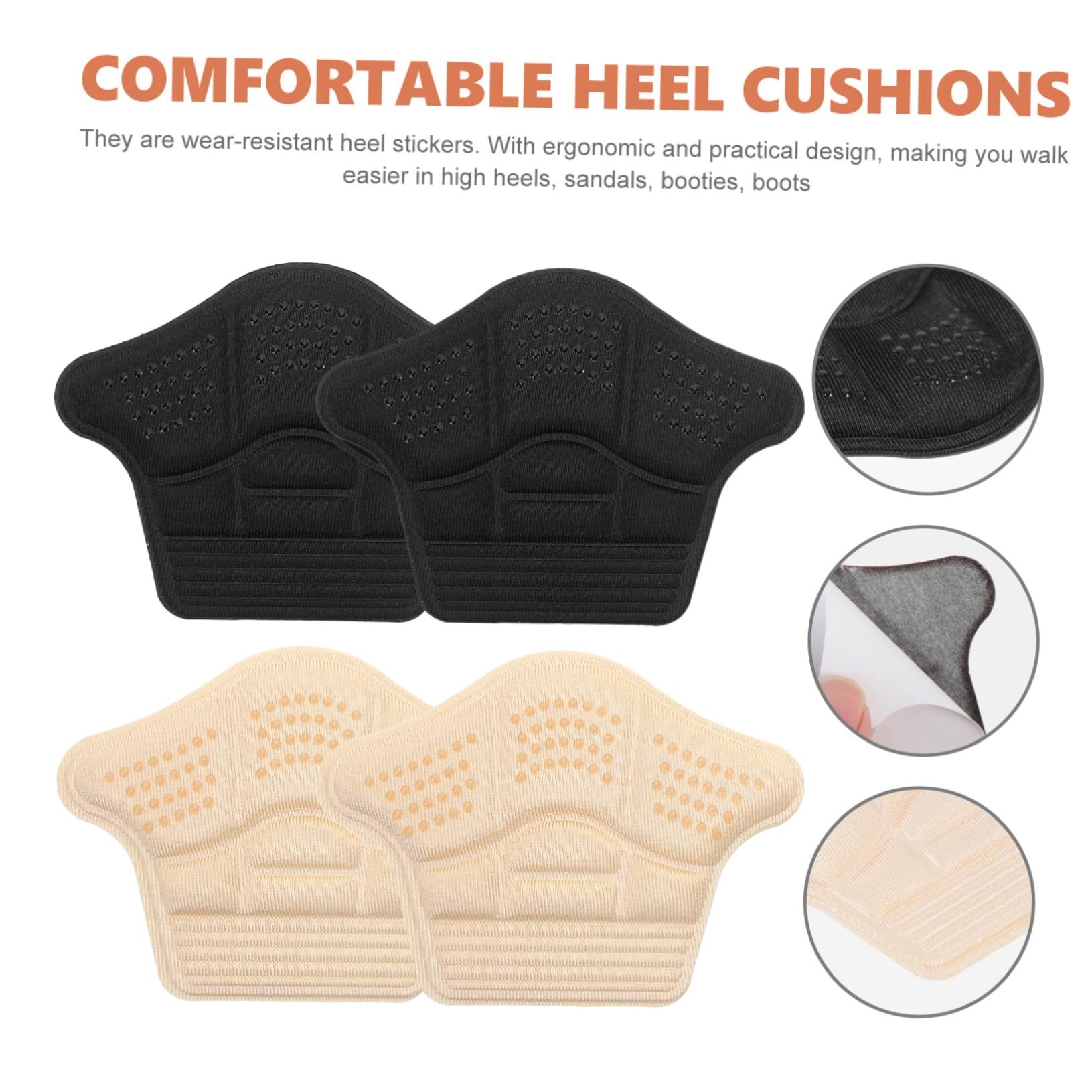 Healvian 20paare Fersenschoner Für Schuhe Gel Pads Für Männer Und Für Sport Und Alltag Reibung Und Fußschmerzen Vielseitig Einsetzbar