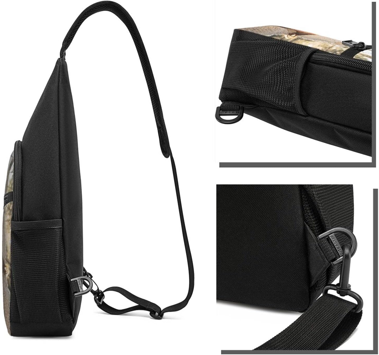 generic Custom Sling Bag for Women Men Personalized Sling Backpack with Your Photo Text Customized Chest Bag for Outdoor Travel, Style - Image 3