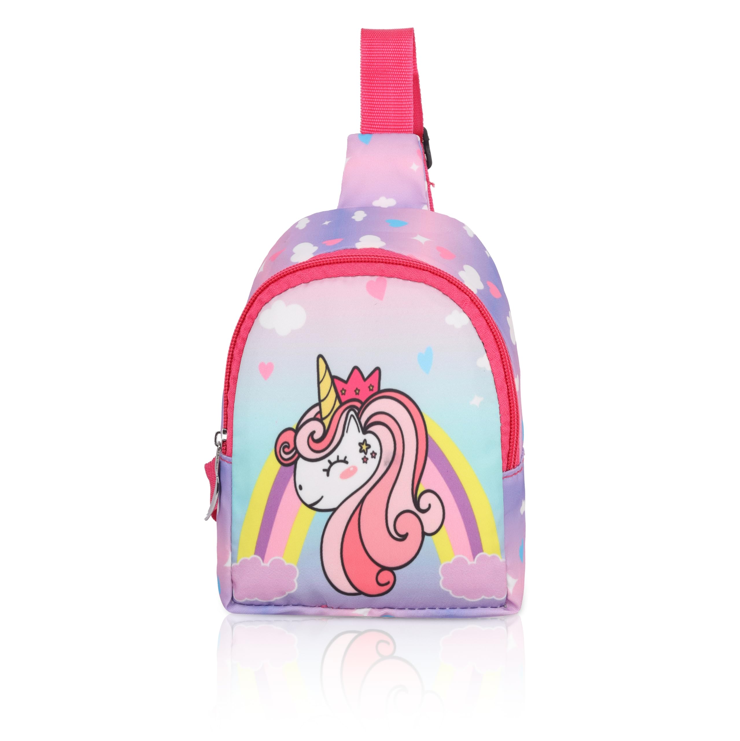 echo boomers Echoboomers Frozen Theme Printed Daypack Cross Body Sling Shoulder Chest bag for Casual, Picnic, Tuition, School, Travel For Girls Kids, Stylish, Waterproof, Lightweight-picture-10