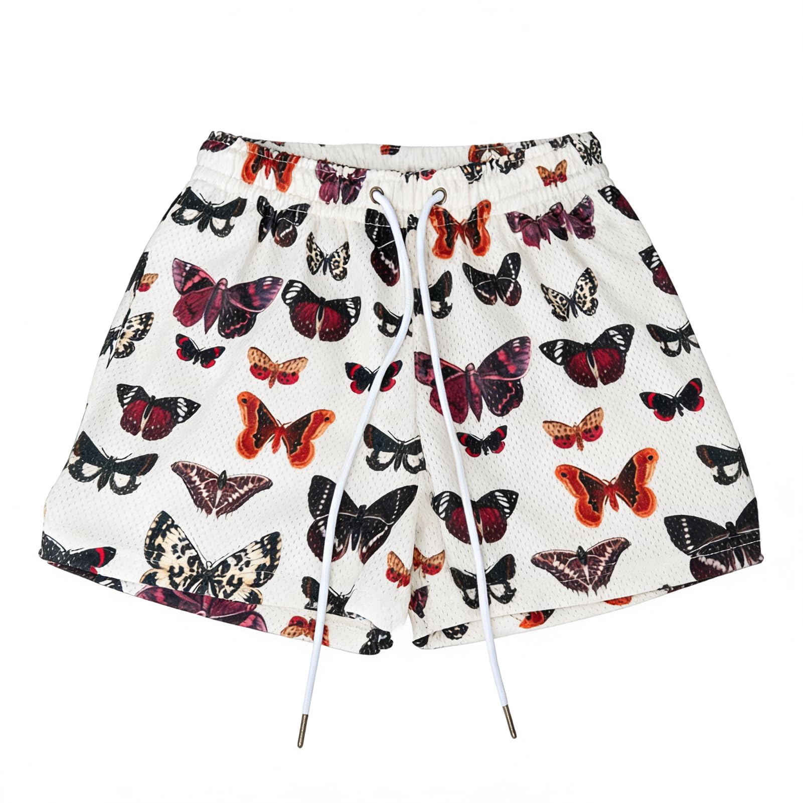 MECH-ENG Men's Graphic Print Shorts Boho Lightweight Athletic Running Workout Mesh Beach Summer Shorts