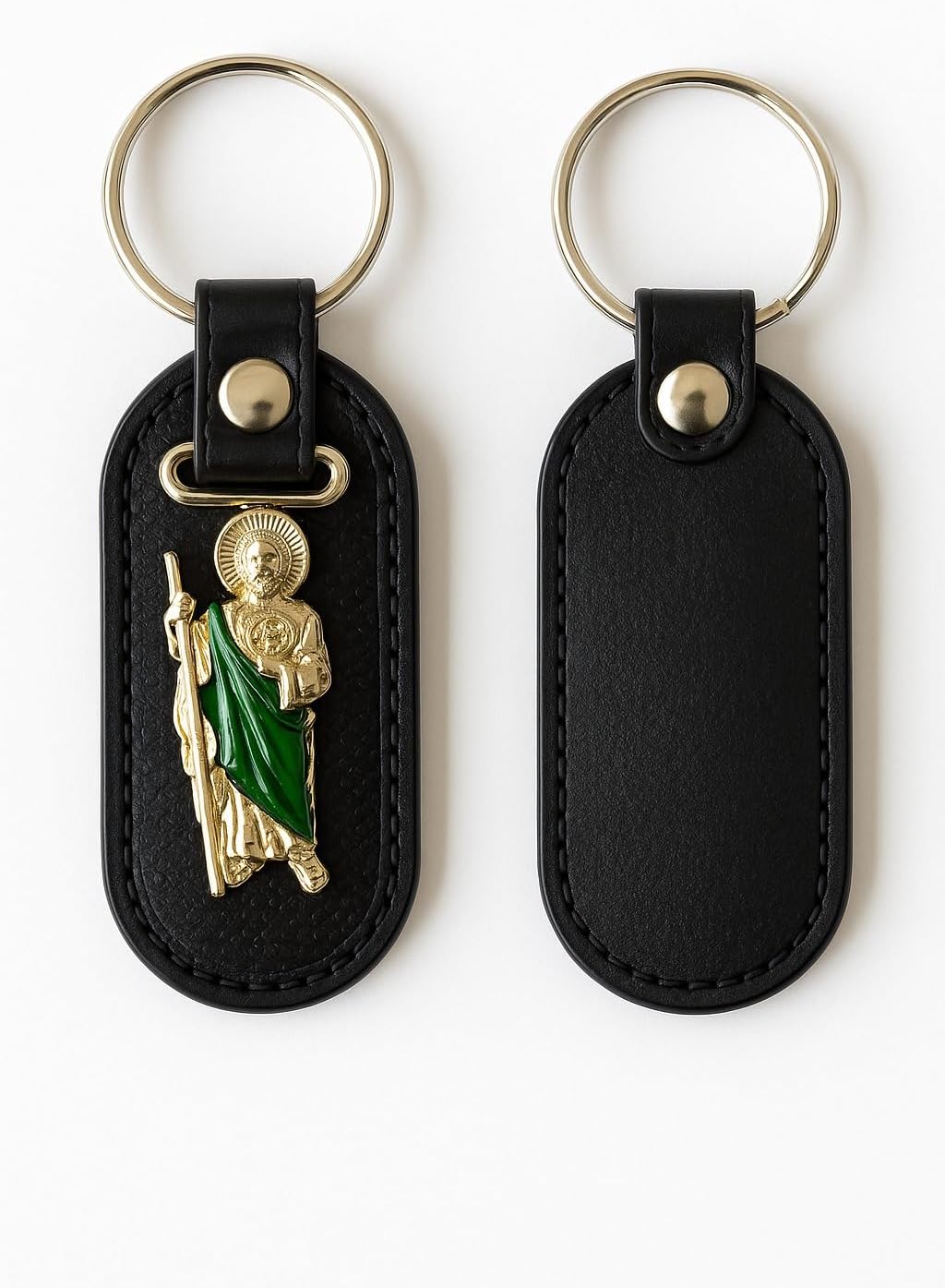 San Judas Tadeo Keychain, Catholic Christian Gift, St Jude Holy Medal for Impossible Causes & Family Protection - Image 4
