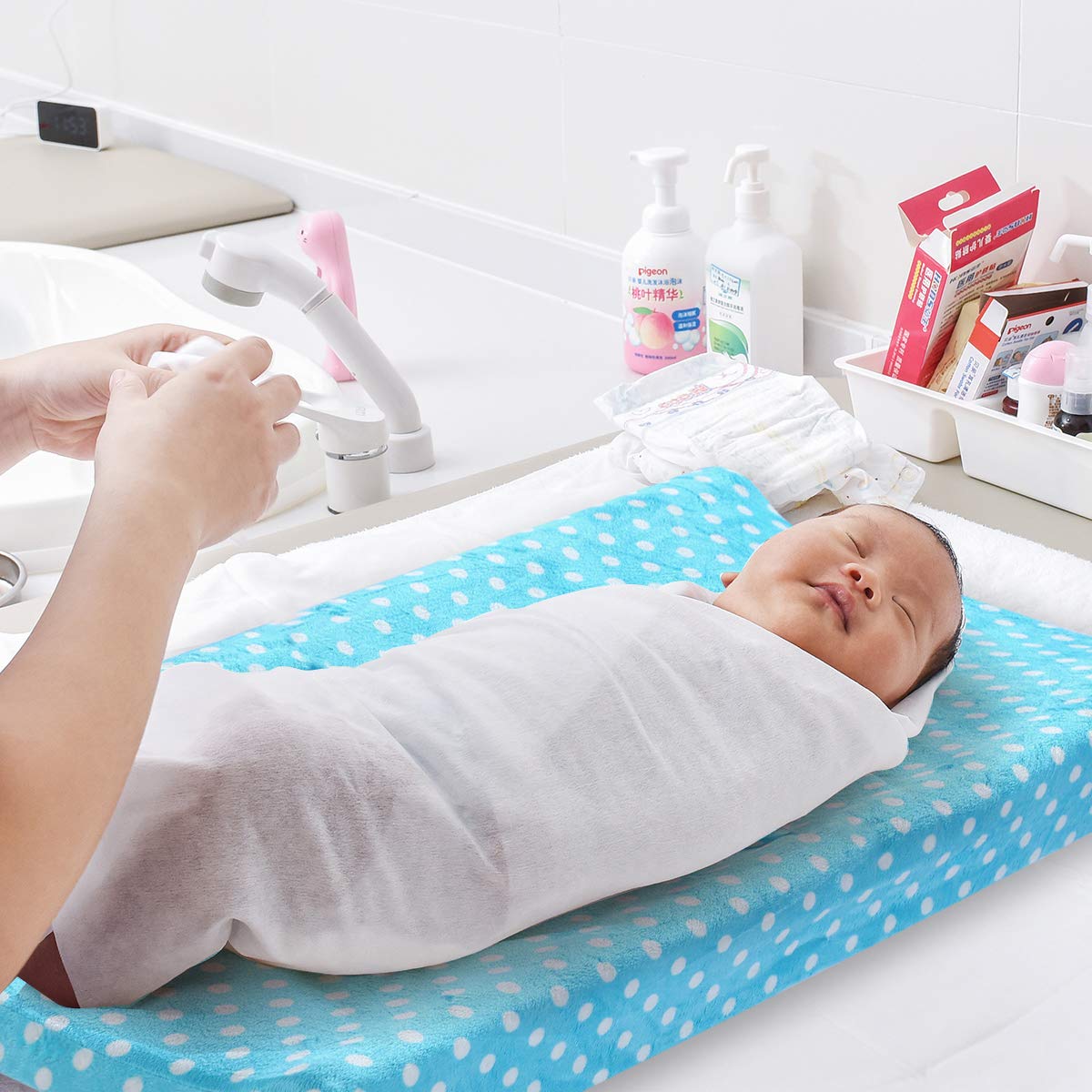 Coprimaterasso Fasciatoio Elasticizzato In Puro Cotone - Morbido E Ipoallergenico, Adatto A 81x52 Cm, Lavabile In Lavatrice, Per Bambina E Bambino - 6