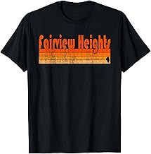 Fairview Heights, Illinois Retro 80s Style T-Shirt