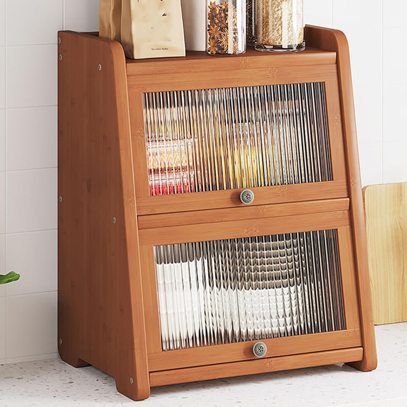 キャビネット キッチン 北欧デザイン 隙間収納ラック