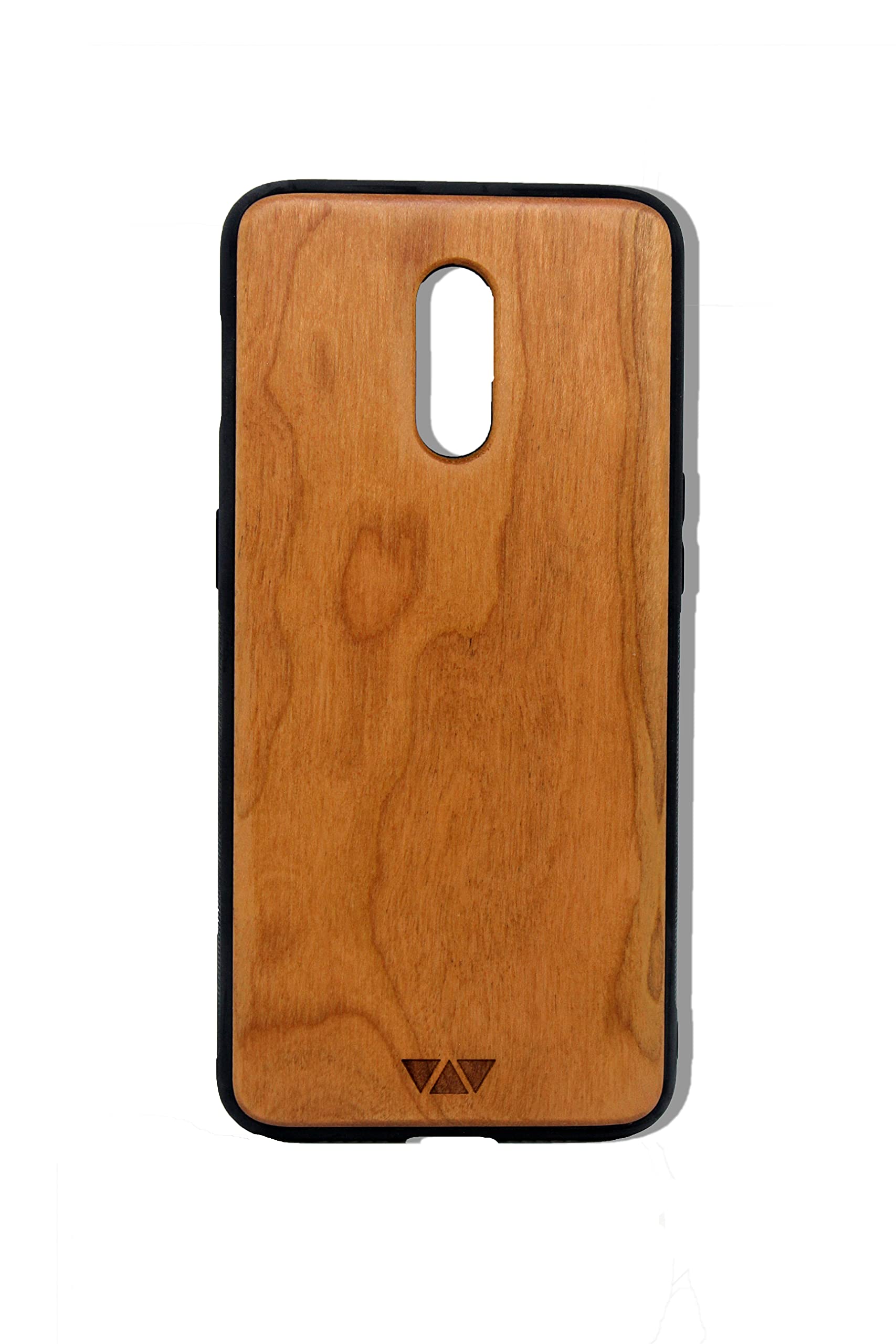 Real Wood ONE Plus 6 T, with Anti Slip Grip, Real Wooden I Phone Cover,CASE (Cherry)