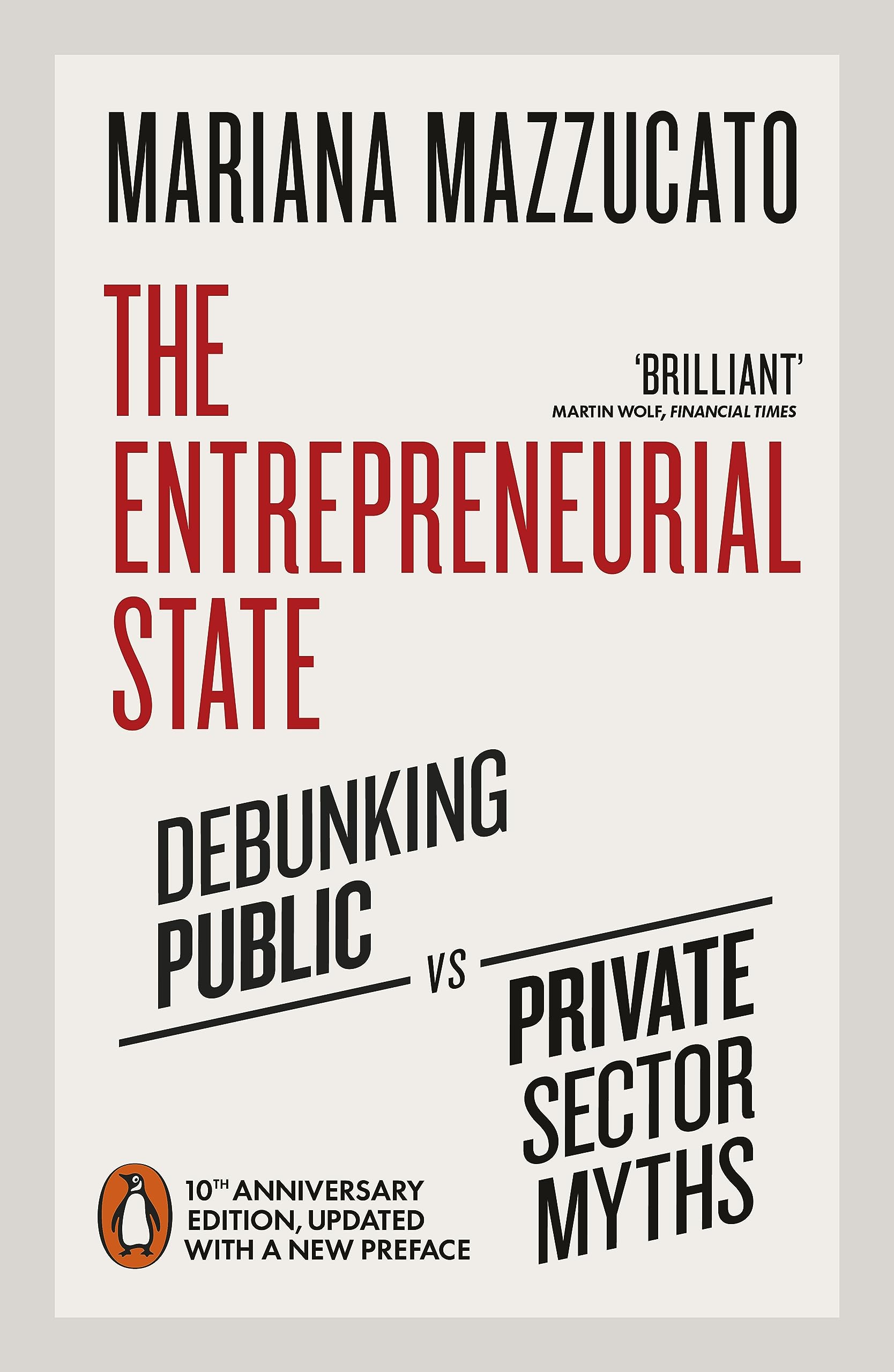 Mariana Mazzucato The Entrepreneurial State Paperback Book 2018