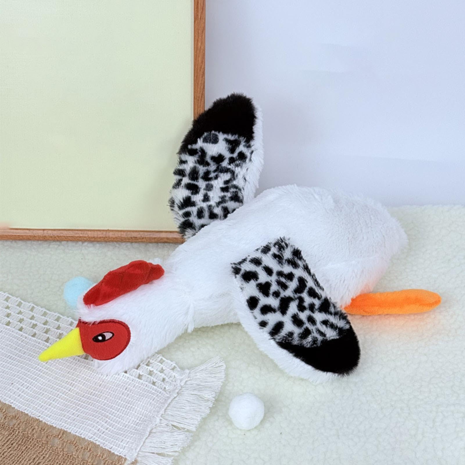 Juguetes de Peluche para Perros Juguetes interactivos con sonido crujiente | Juguete de Dentición con Sonido Para Cachorros Pequeños Medianos Grandes en Casa Viajes Exterior