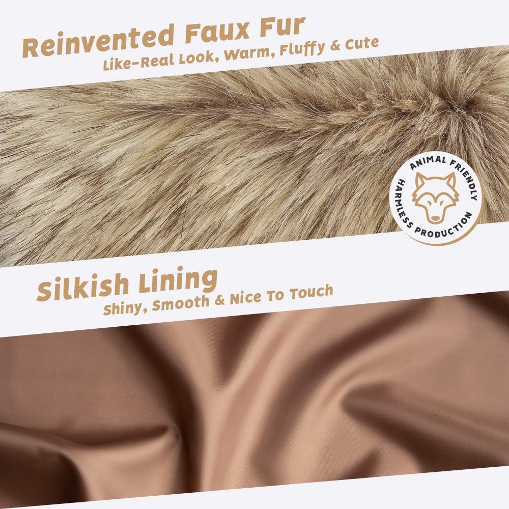 Futrzane Classic Hood Trim - Faux Fur Trim for Hood Replacement - Fur Attachment - Image 5