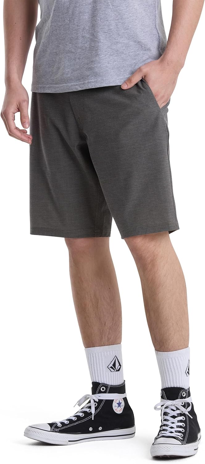 Volcom Men's Cross Shred 20" Hybrid Short – Quick-Dry Stretch UPF+50 Sun Protection Shorts