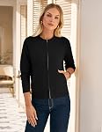 GRACE KARIN Womens Cardigan Sweaters Zip Up Long Sleeve Lightweight Sweater Knitted Fall Fashion Clothes Jacket