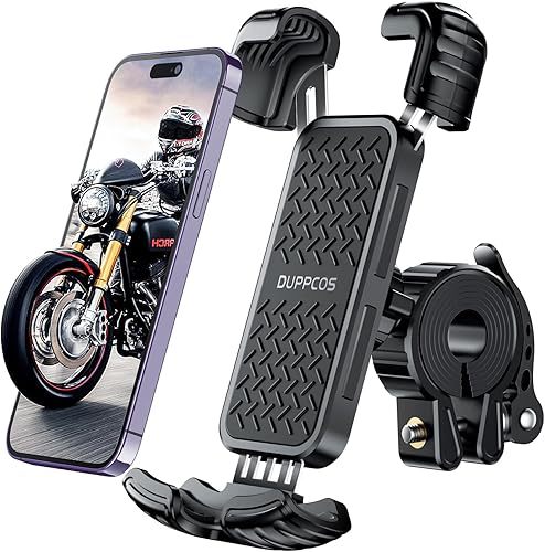 Soporte de teléfono para motocicleta, soporte para teléfono de bicicleta, soporte para teléfono de bicicleta, soporte ajustable para teléfono de