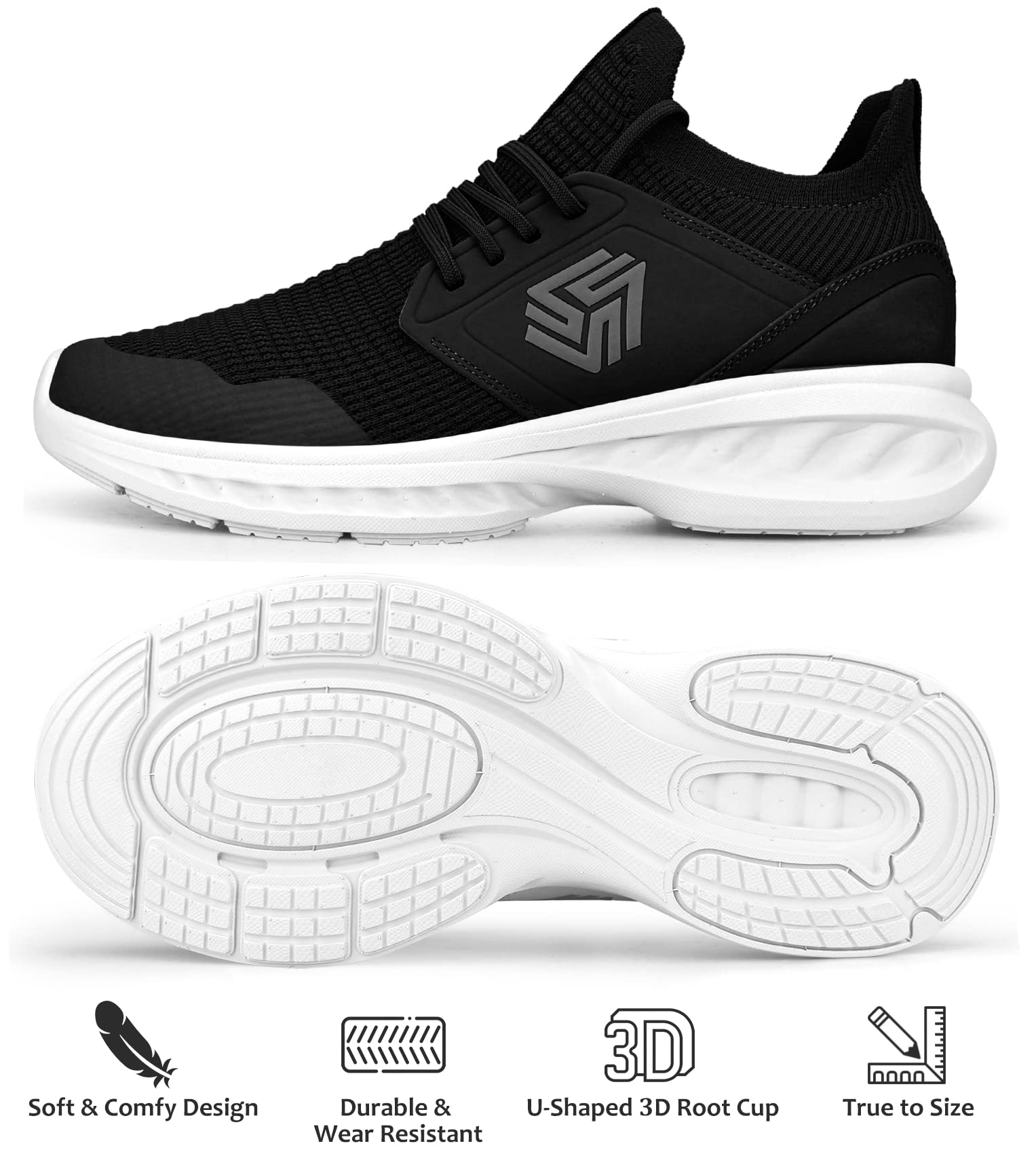 Giniros Sneakers Donna Scarpe Running Ginnastica Donna Corsa Camminata Trekking Tennis Outdoor Fitness Sportive Palestra Scarpe da Lavoro Leggere Traspiranti Casual Scarpe Comode Donna per Jogging
