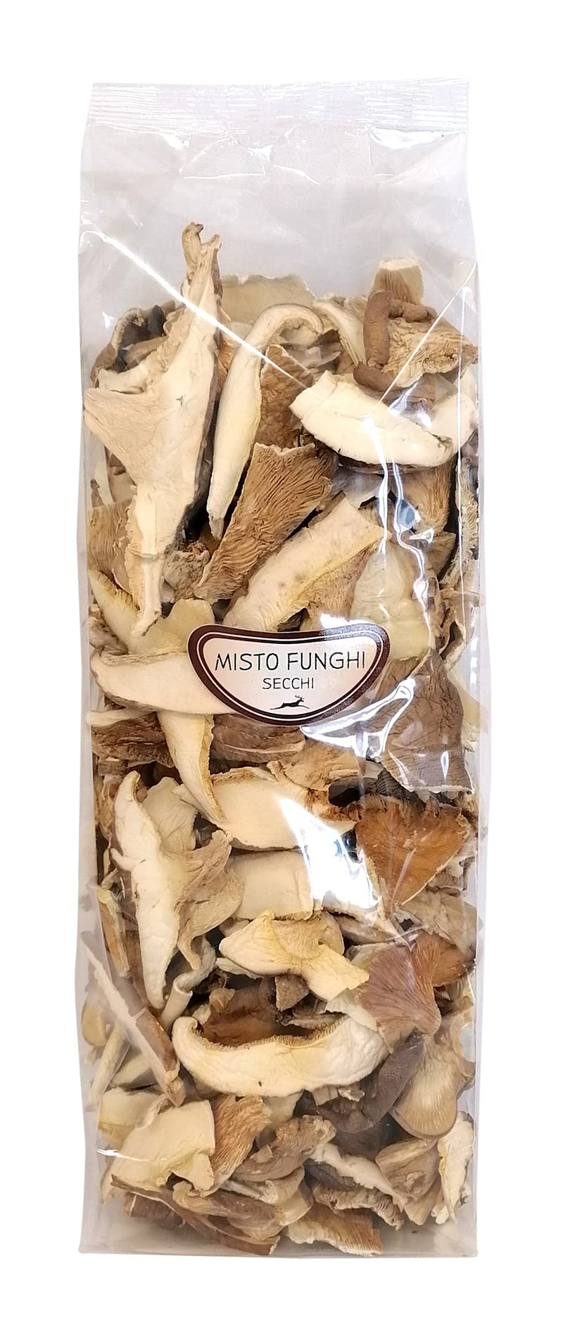 Funghi secchi Misti, Pleurotus, Champignon, Shiitake e Porcini in sacchetto da 200 g