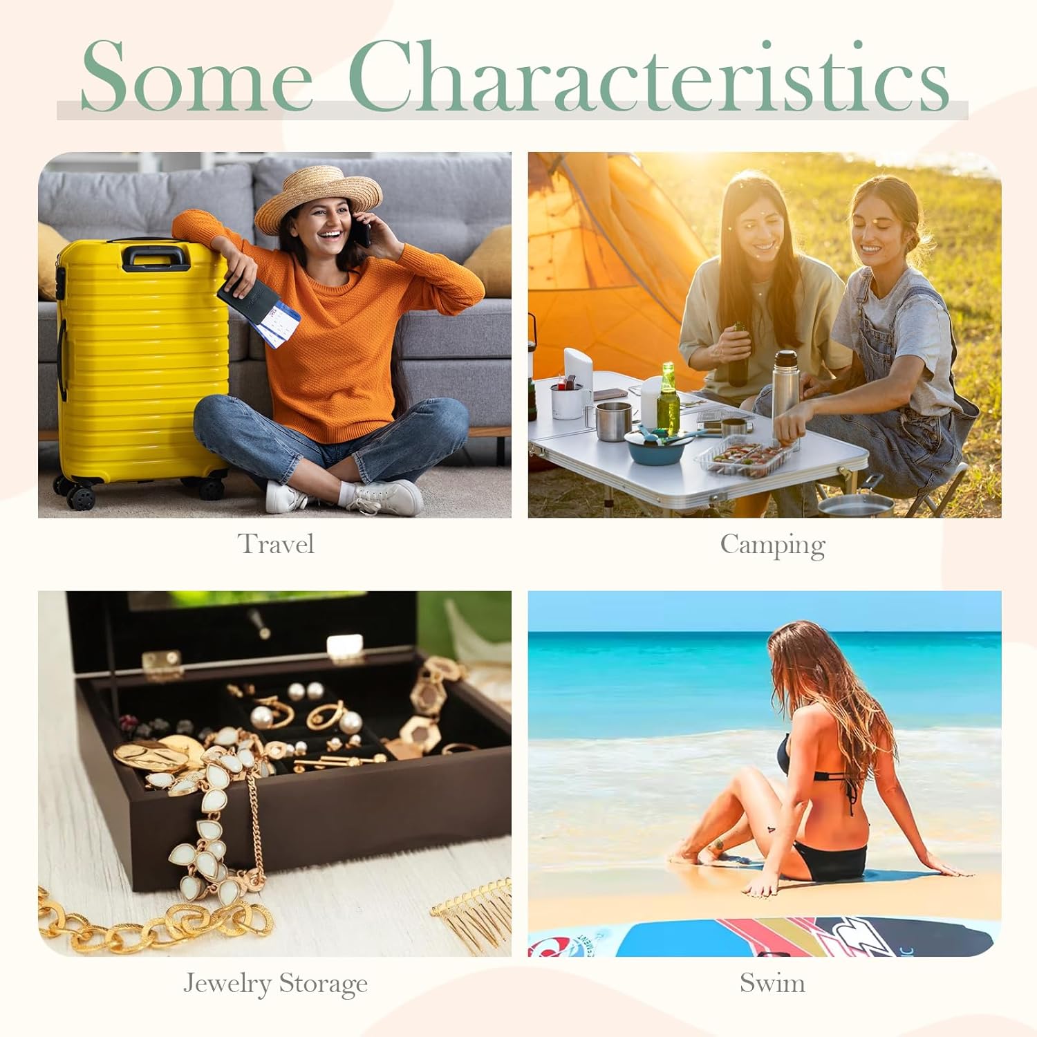 Giantree 50 PCS Small Clear Makeup Bag, 9.8"x7" Mini PVC Waterproof Cosmetic Organizer Bags Moisture-proof Portable Zipper Pouches Toiletry Bags Swimsuit Storage Bag with Zipper - Image 7