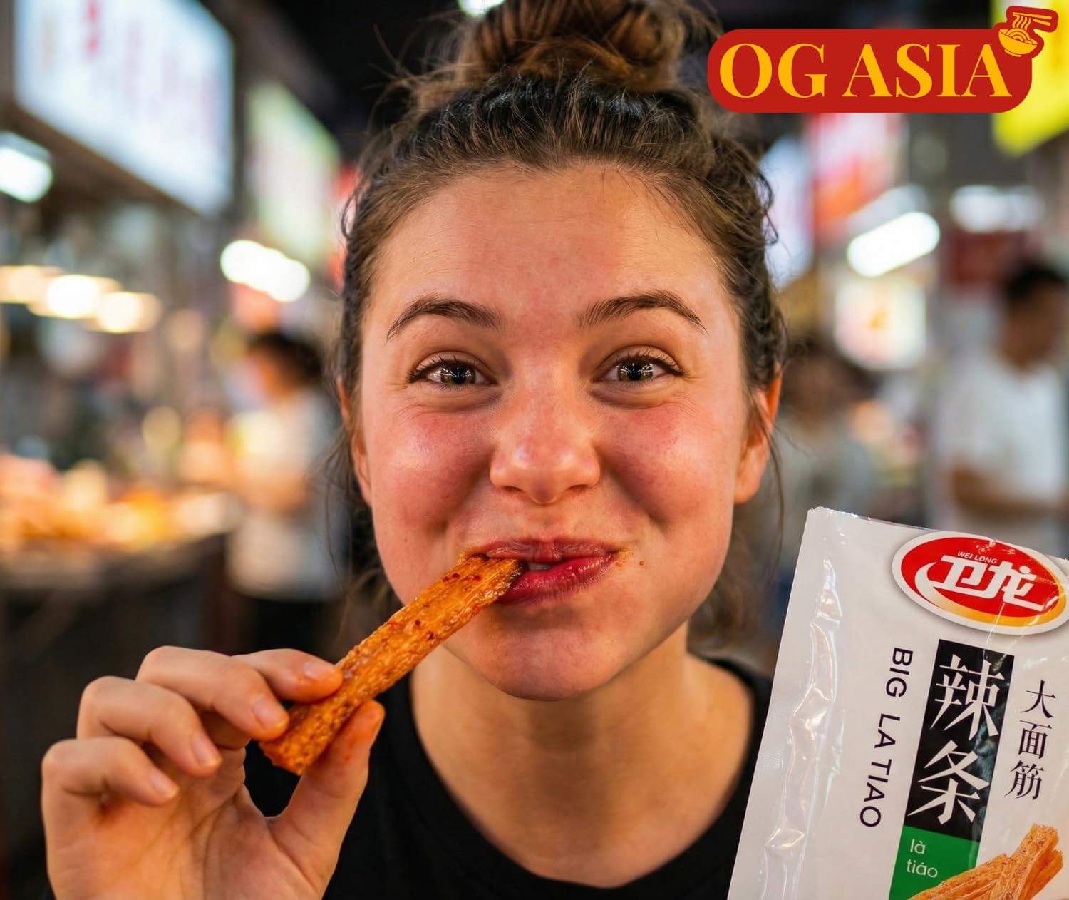 Latiao Big - Scharfer Weizen Snack - Authentisch Chinesisch - OG ASIA - 106g