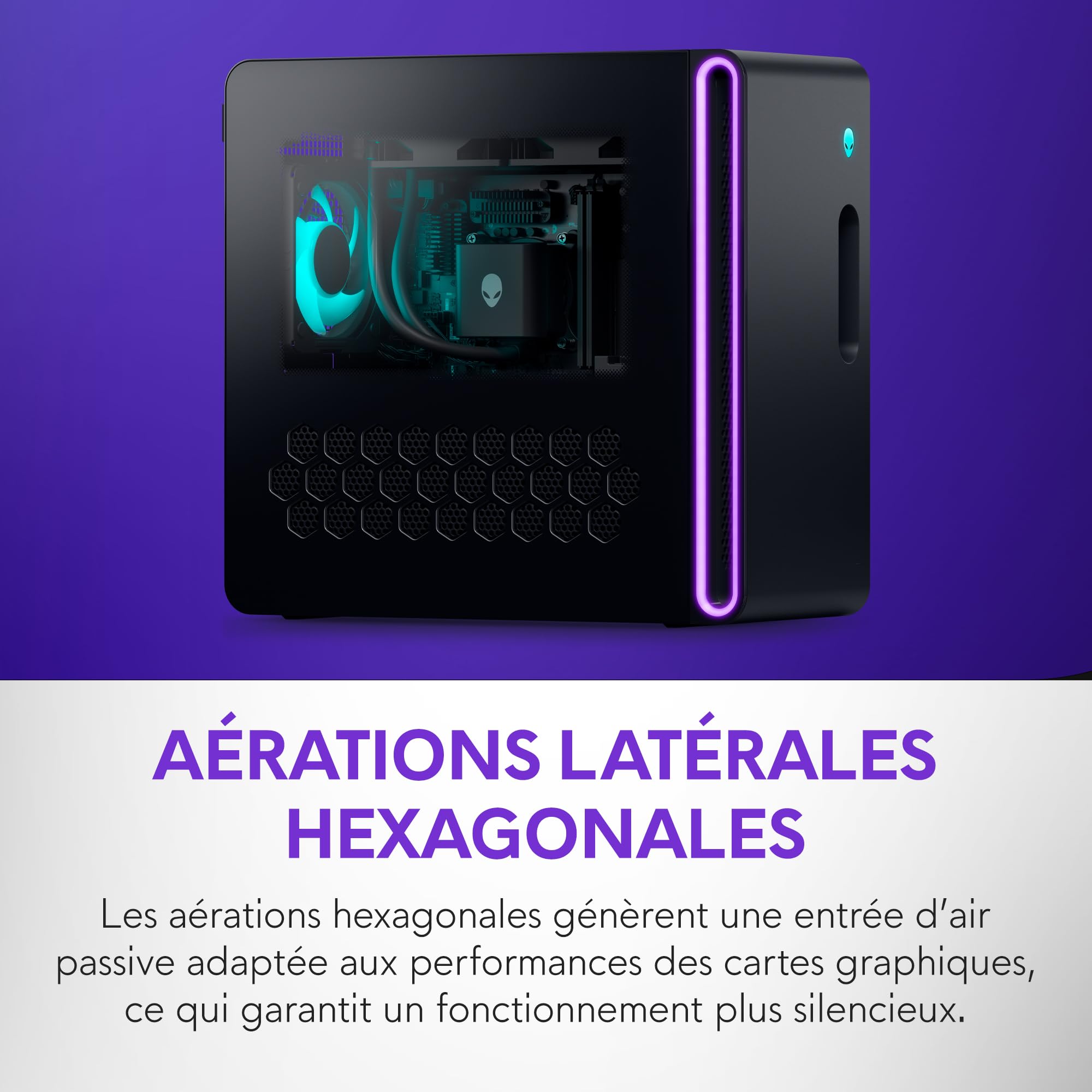 Alienware Aurora Ordinateur de Bureau Gaming, Intel Core Ultra 7 265KF