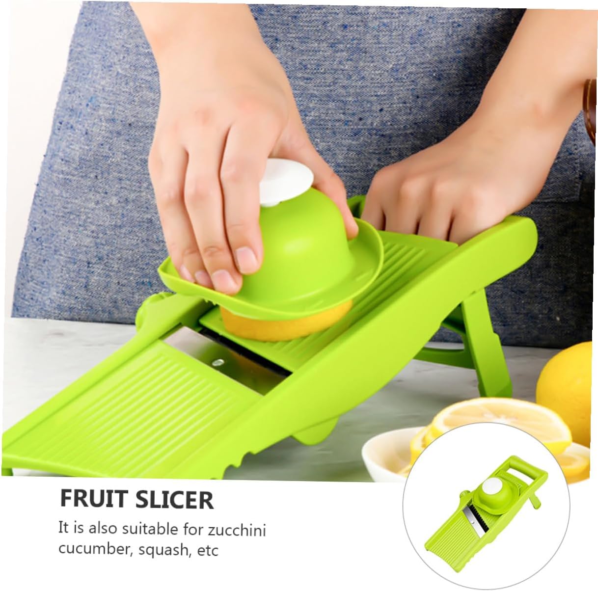 SOLUSTRE Manual Potato Grater and Vegetable Slicer Kitchen Mandoline Cutter with Food-grade Material for Easy Potato, Carrot, and Vegetable Preparation in Home Cooking