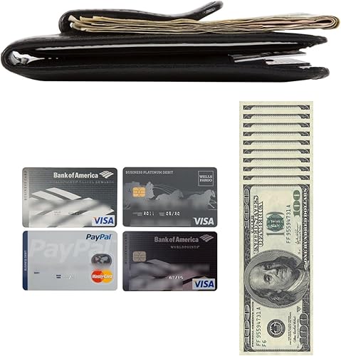 Miniatura 5 de Billetera de identificación plegable minimalista para hombre, de cuero italiano, No personalizado