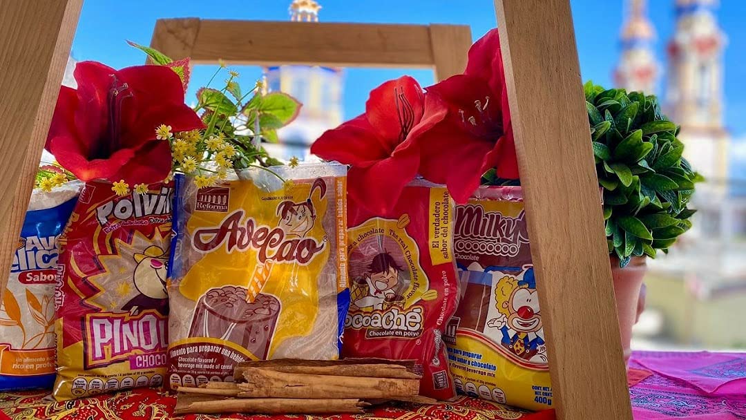 POWDERED CEREAL MIX TO PREPARE CHOCOLATE FLAVOR DRINK 3 BAGS OF 400GRS CU TOTAL 1.2KG, 2.64 LB