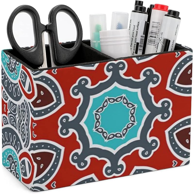 ペン立て マンダラ 花柄 ペンスタンド ペンホルダー 革鉛筆ホルダー ペンケース リモコンケース リモコン収納 収納ケース 筆箱 小物入れ 事務用品 卓上収納 オフィス贈り物 文房具 大容量 多機能 収納ボックス 人気商品 Liw5mzqzbh 文房具 オフィス用品 Gearbox Part Com