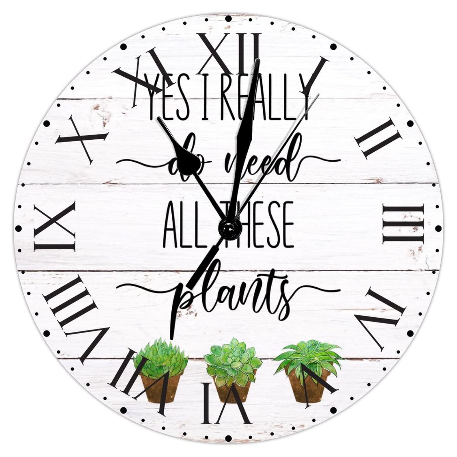 Horloge murale ronde à piles pour résoudre le manque de déco