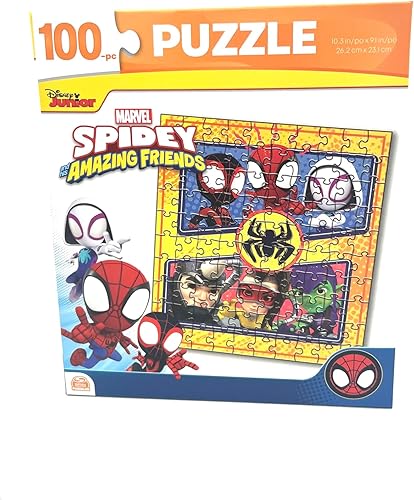Miniatura 5 de Marvel Spidey y sus increíbles amigos rompecabezas paquete de 3 unidades para niños de 4 a 8 años  El paquete incluye calcomanías de Spiderman,