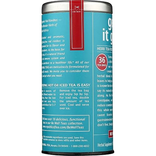 Miniatura 4 de The Republic of Tea, Té Get It Going Tea, 36 unidades