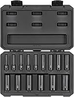 Vista 16 de TEKTON Juego de llaves de impacto de 12 puntos con caso, 19 piezas (0.236-0.945 in) SID91306