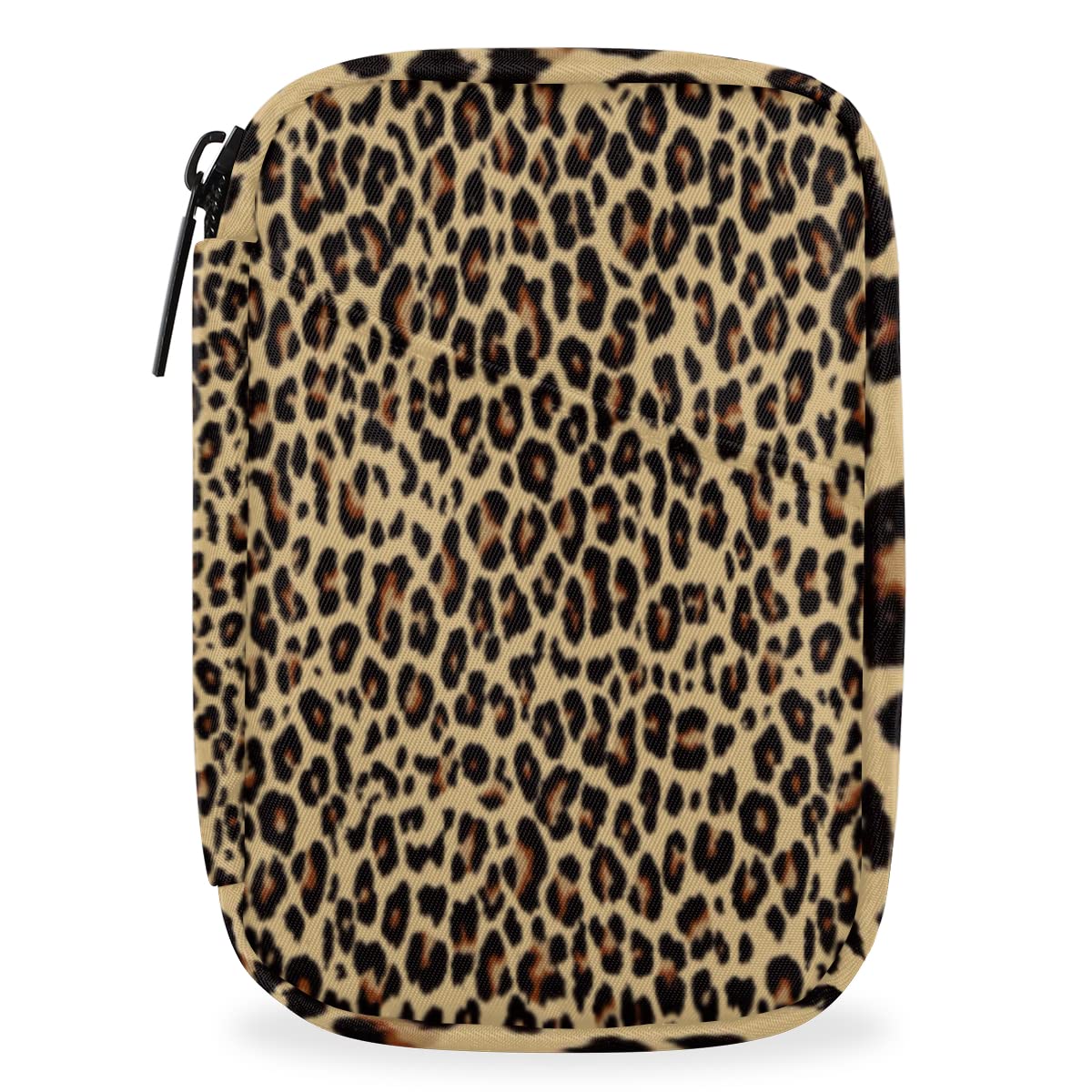 Leopard Pill Case Weekly Medicine Organizer with Travel Bag Seven-Day Pill Box Vitamin Supplement Box Fish Oil Pills Holder