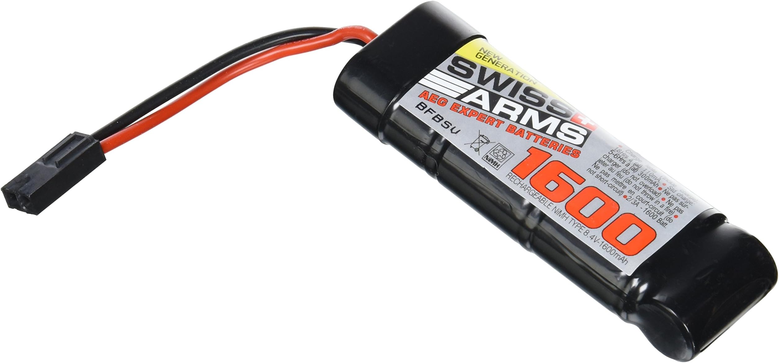 Intellect Swiss Arms / 8.4v 1600mAh NiMH Battery With Mini Tamiya connector