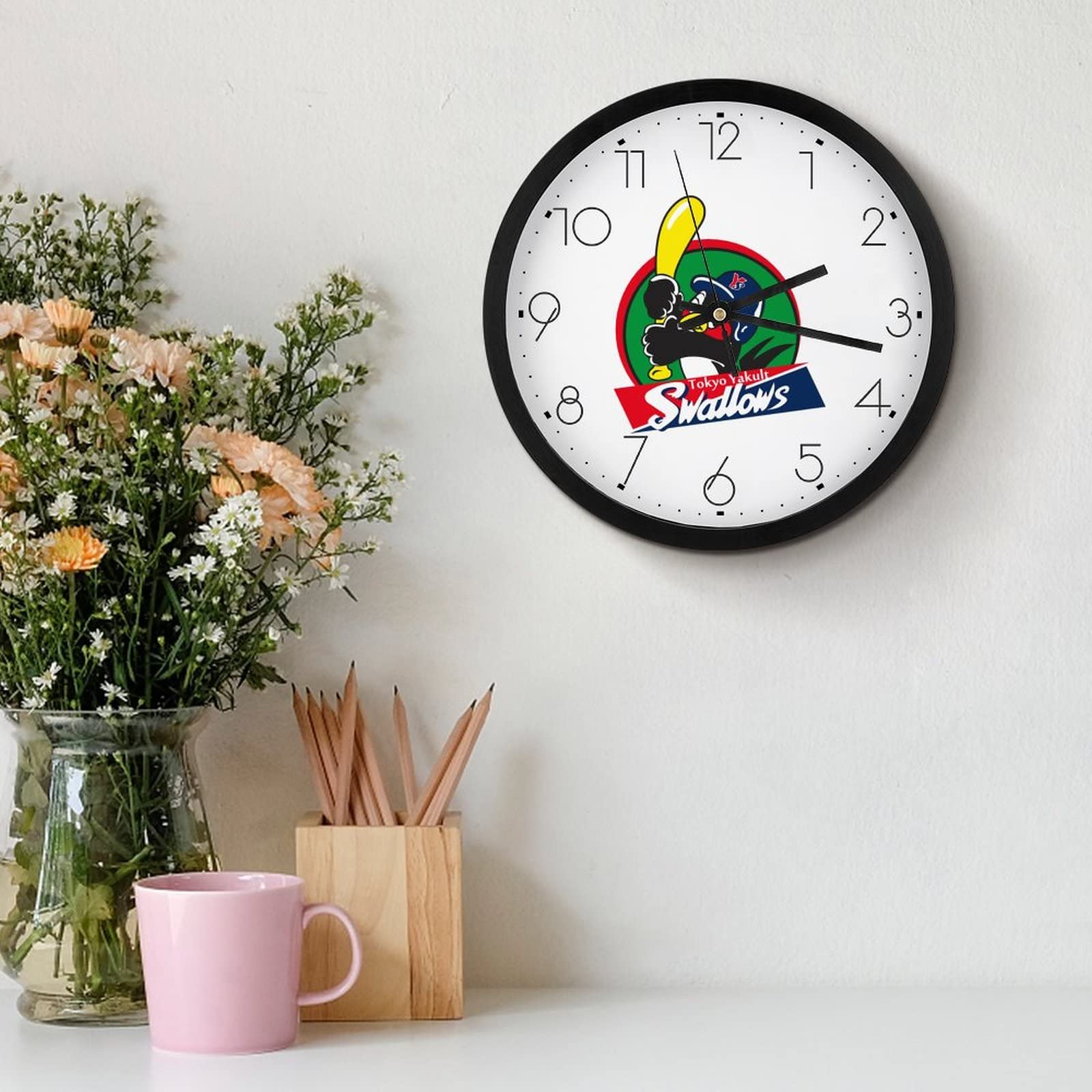 つば九郎　掛け時計　東京　ヤクルトスワローズ Amazon.co.jp: 掛け時計 東京ヤクルトスワローズ つば九郎