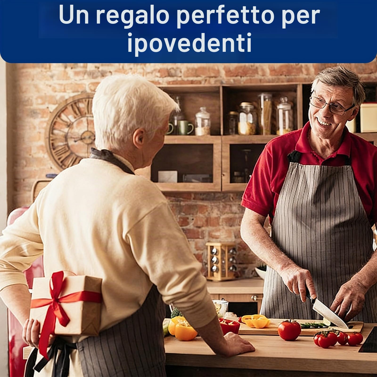 Talking Bilancia da cucina digitale parlante, bilancia elettronica parlante per alimenti con ampio display LCD