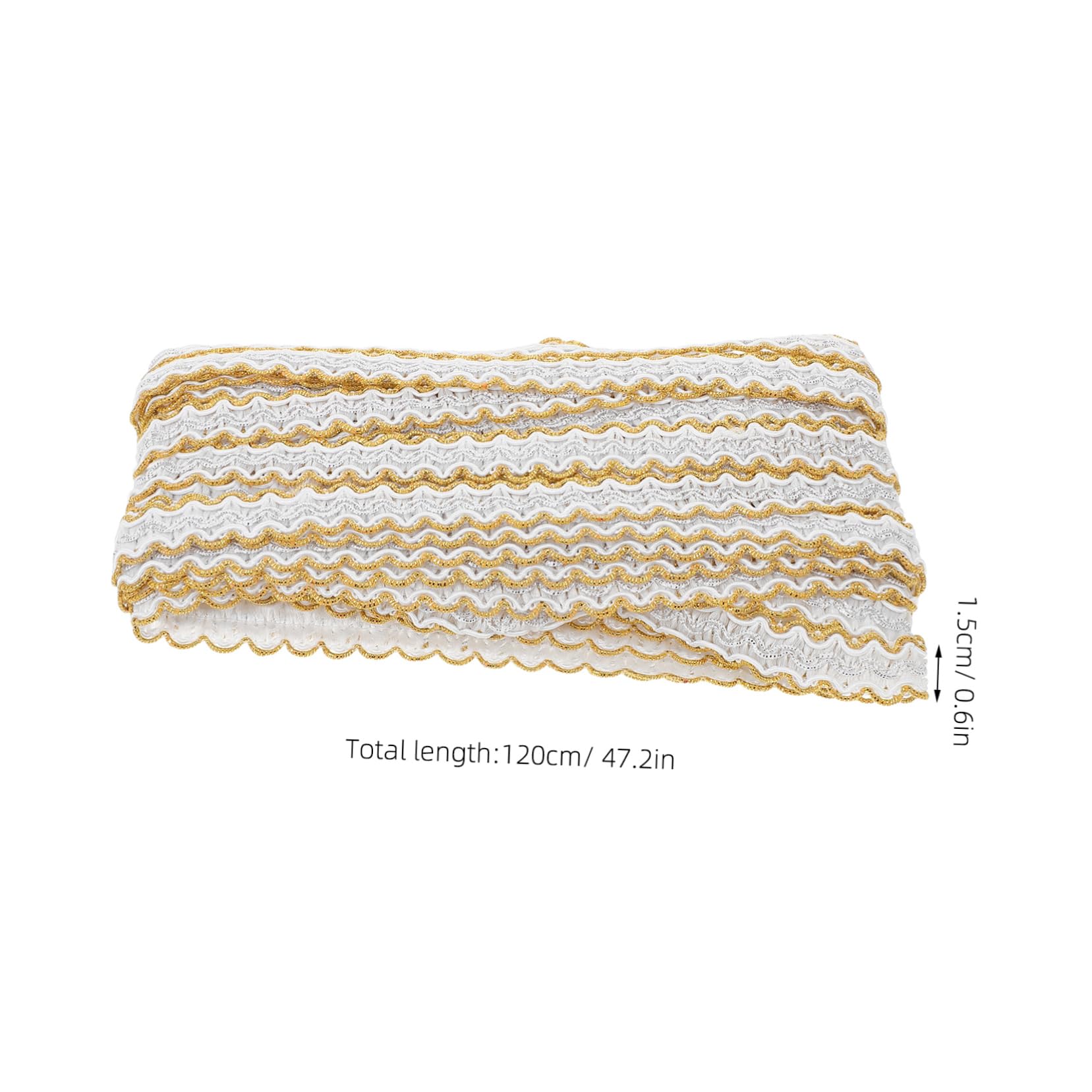 ARTIBETTER DIY Lace Trim Decorative Braided Trim for Clothing Decorative Braid for Home Decor