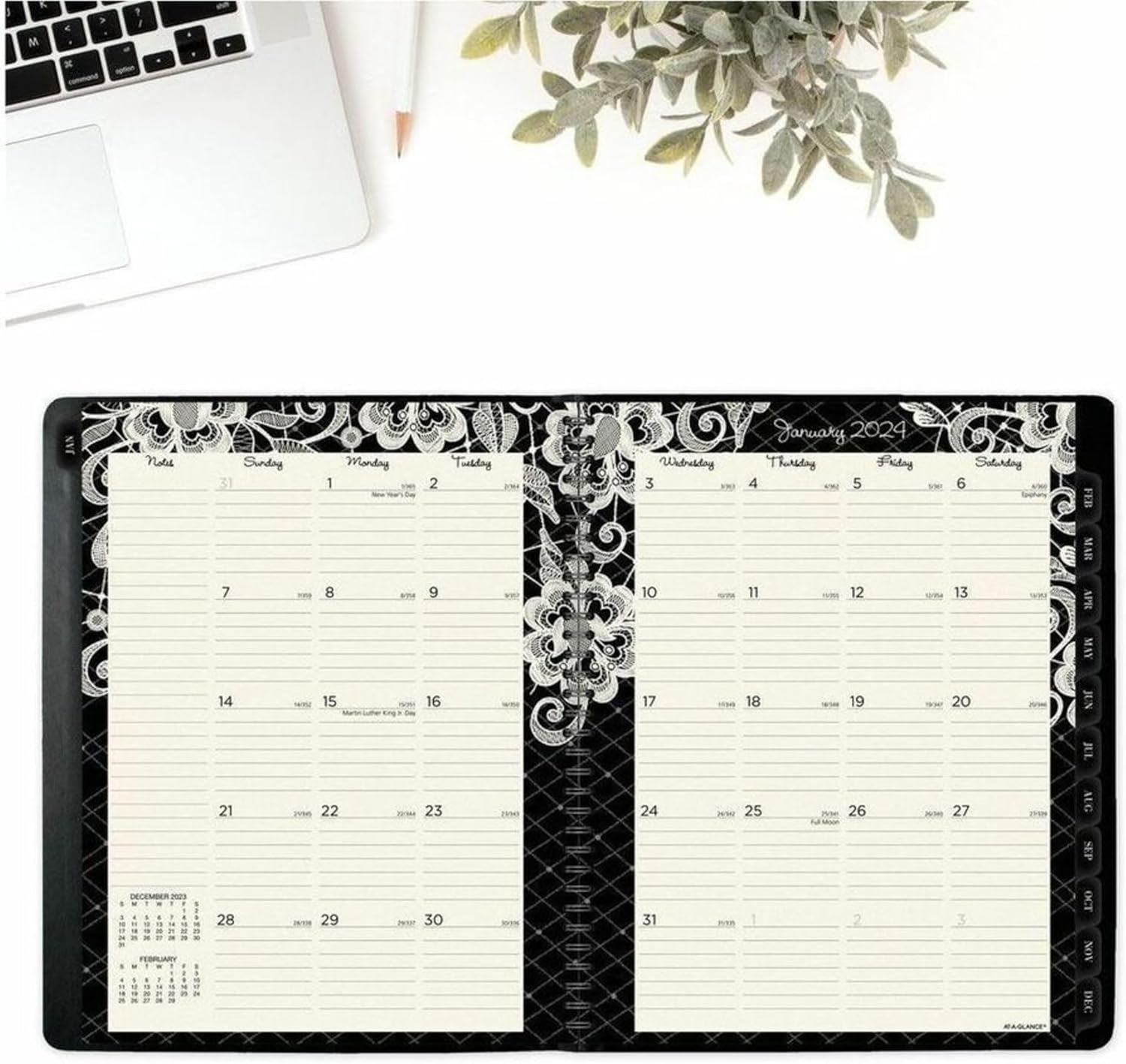 AT-A-GLANCE 2022 Weekly & Monthly Appointment Book & Planner by AT-A-GLANCE, 8-1/2" x 11", Large, Lacey (541-905)