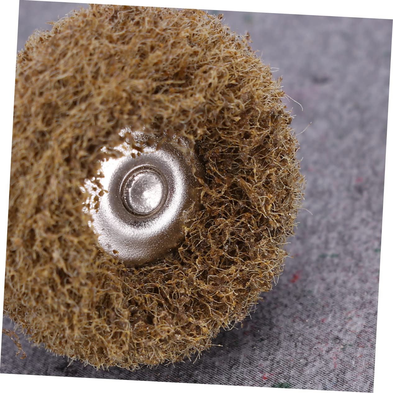 NUOBESTY 50pcs Grinding Head Handle Scouring Pad Polishing Tool Sander Head for Sander Jewelry Handicrafts