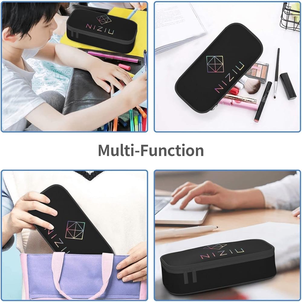 Amazon.co.jp: Niziu ニジューグッズ ペンケース 筆箱 大容量おしゃれ