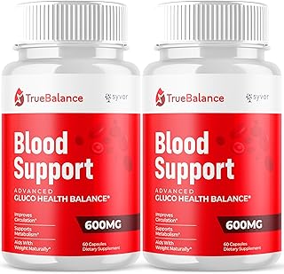 (2 Pack) True Balance Capsules, Official TrueBalance Glycogen Support Pills with All Natural Ingredients, Advanced Formula Support Supplement with Max Strength Vitamins for Women & Men (120 Capsules)