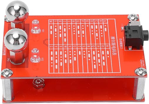 CW Telegraph Key, 3.5mm Output Interface Shortwave Key DIY Telegraphing Key Telecommunications