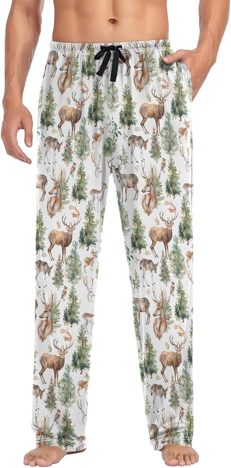 Mens Pajama Pants Pajama Bottoms for Men Pj Pant Sleepwear with Pockets