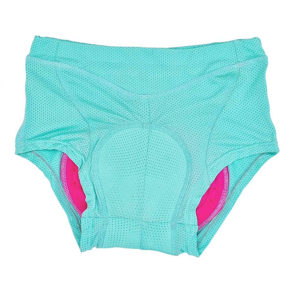 WOSAWE Donne Ciclismo Biancheria Intima Pantaloncini 3D Gel Imbottito Cuscino Mutanda Bicicletta Slip Traspiranti(Blu L)