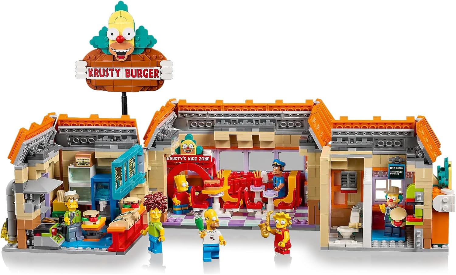 LEGO Icons The Simpsons Classy Burger 10352 Toy Blocks, Boys, Girls, Ages 18 and Up, Distributed in Japan