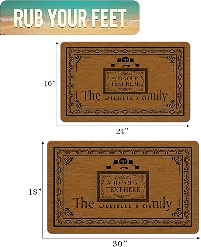 Miniatura 10 de Magimagine Tapetes de bienvenida personalizados para exteriores tapetes personalizados para la entrada del hogar tapete para puerta personalizado