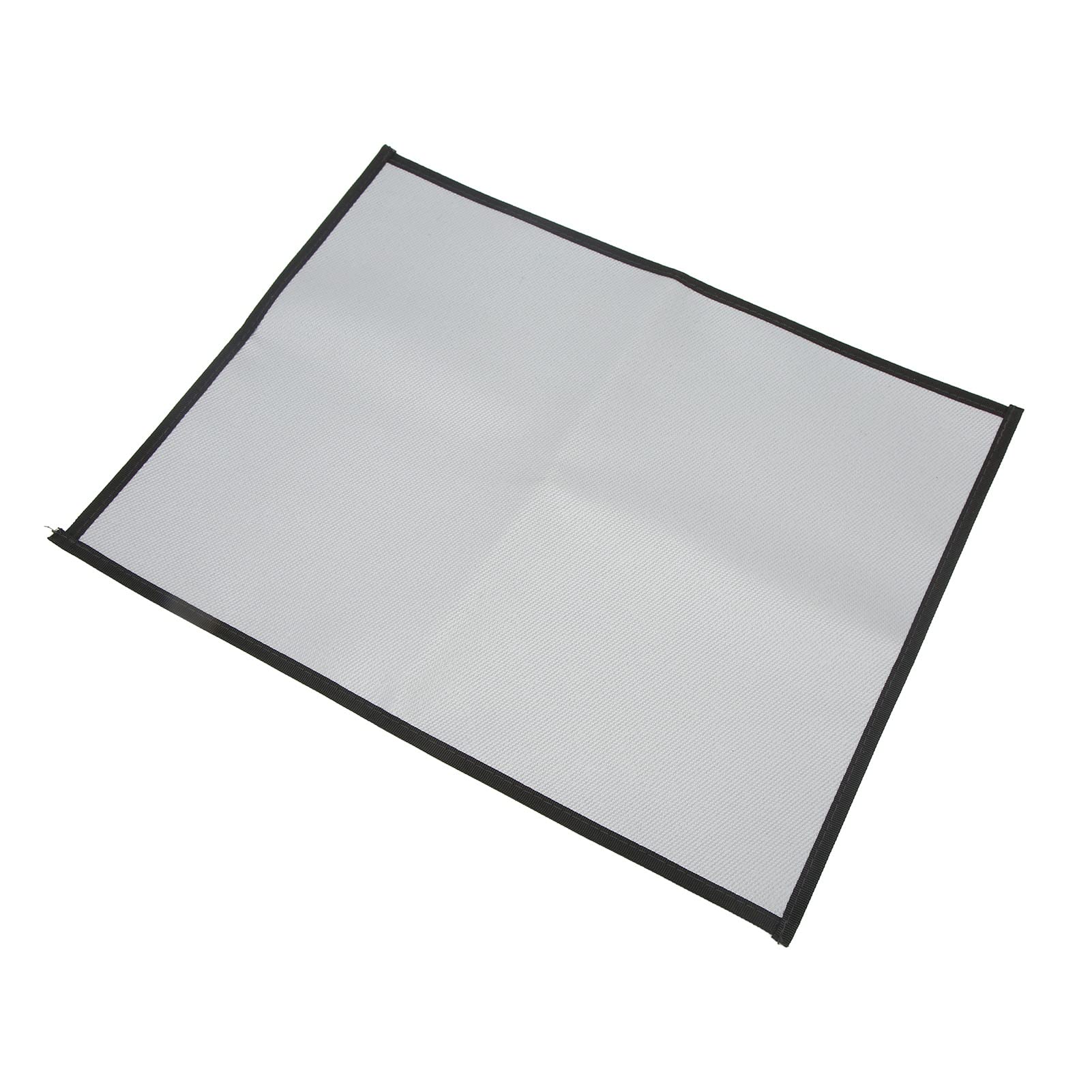Tapis de Foyer en Fiber de Verre Enduit de Silicone Double Face, Résistant aux Hautes Températures, Ignifuge, pour Camping en Plein Air et Barbecue (Grande Taille)
